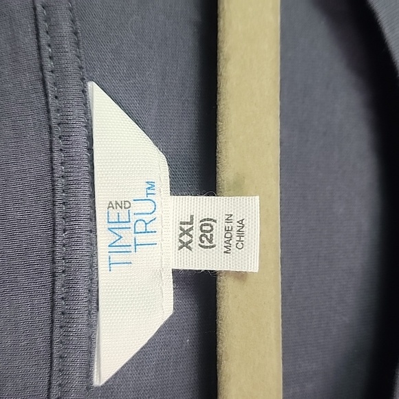 Time & Tru Blue XXL (20) Dress NWT - Picture 4 of 5